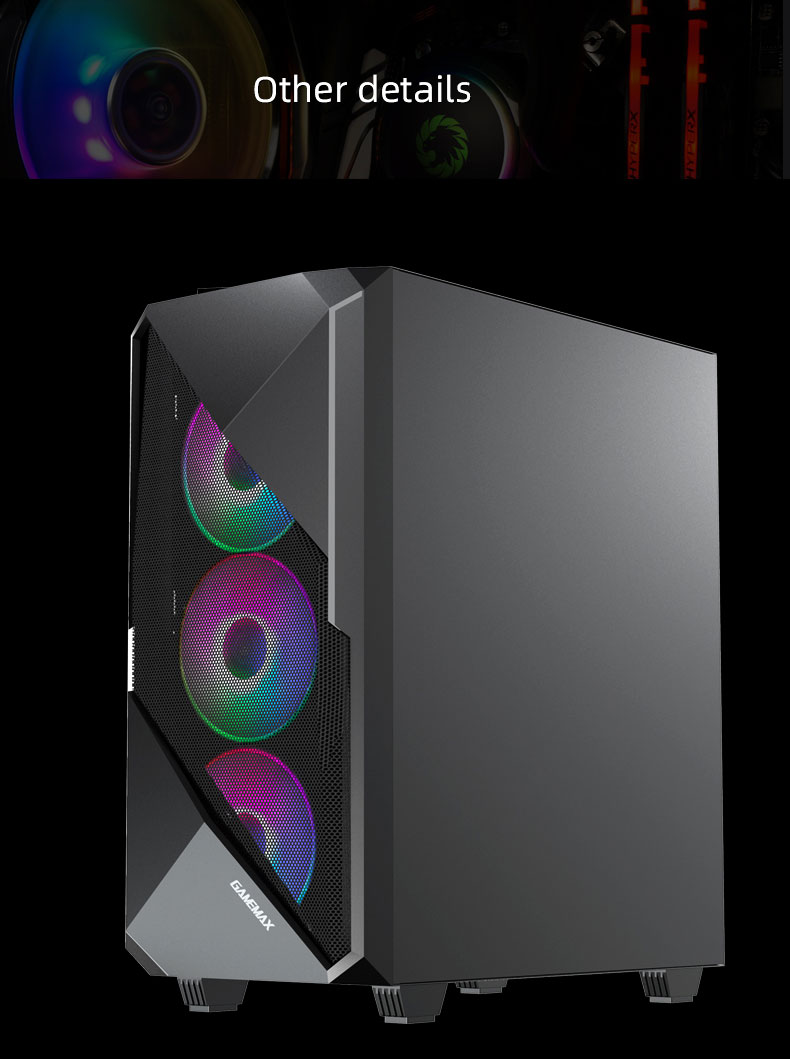 Gamemax Revolt Black Gaming Computer Case